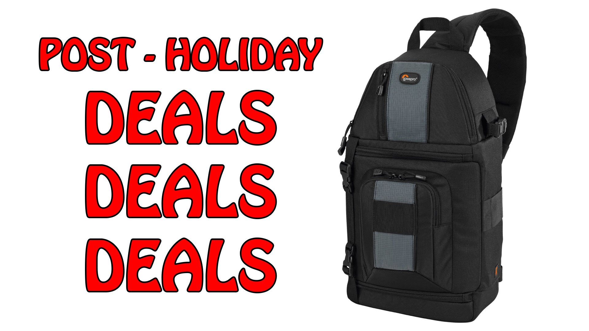 Post Holiday Deals – $49.95 (REG $119) 58% OFF Lowepro Slingshot 202 DSLR Sling Camera Bag