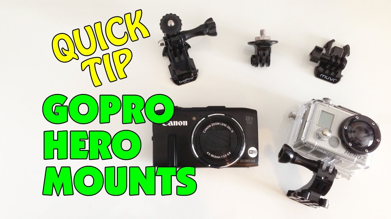Quick Tip – How To Use Your GoPro Hero Mount with a Compact Camera