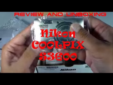 Review and Unboxing – Nikon COOLPIX S3600 20.1 MP Digital Camera with 8x Zoom