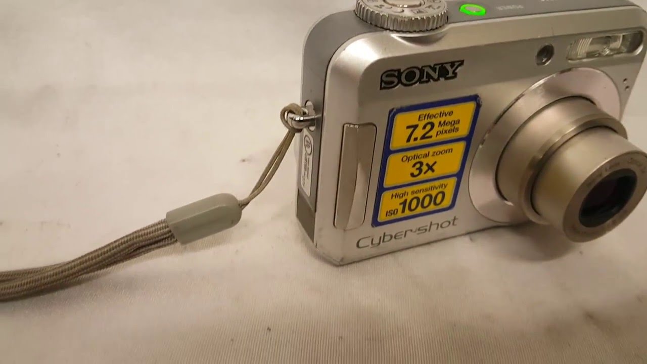 Sony CyberShot DSC-S650 7MP Digital Camera 2″ LCD 3x Optical Zoom closer look view