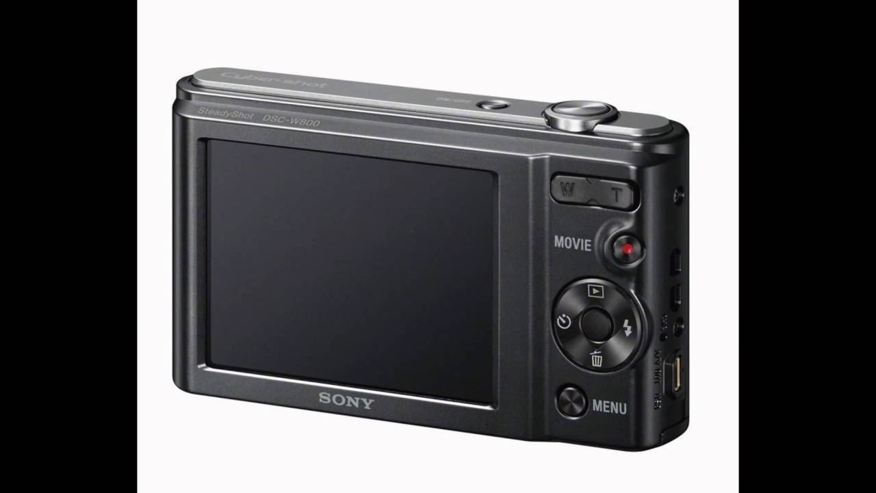 Sony DSCW800/B 20.1 MP Digital Camera (Black)