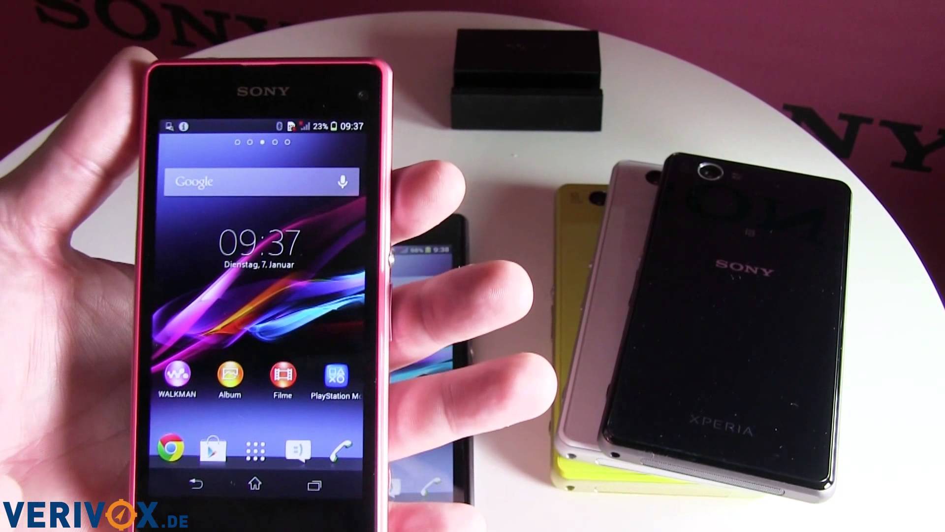 Sony Xperia Z1 Compact 20.7 MP Camera Features Look