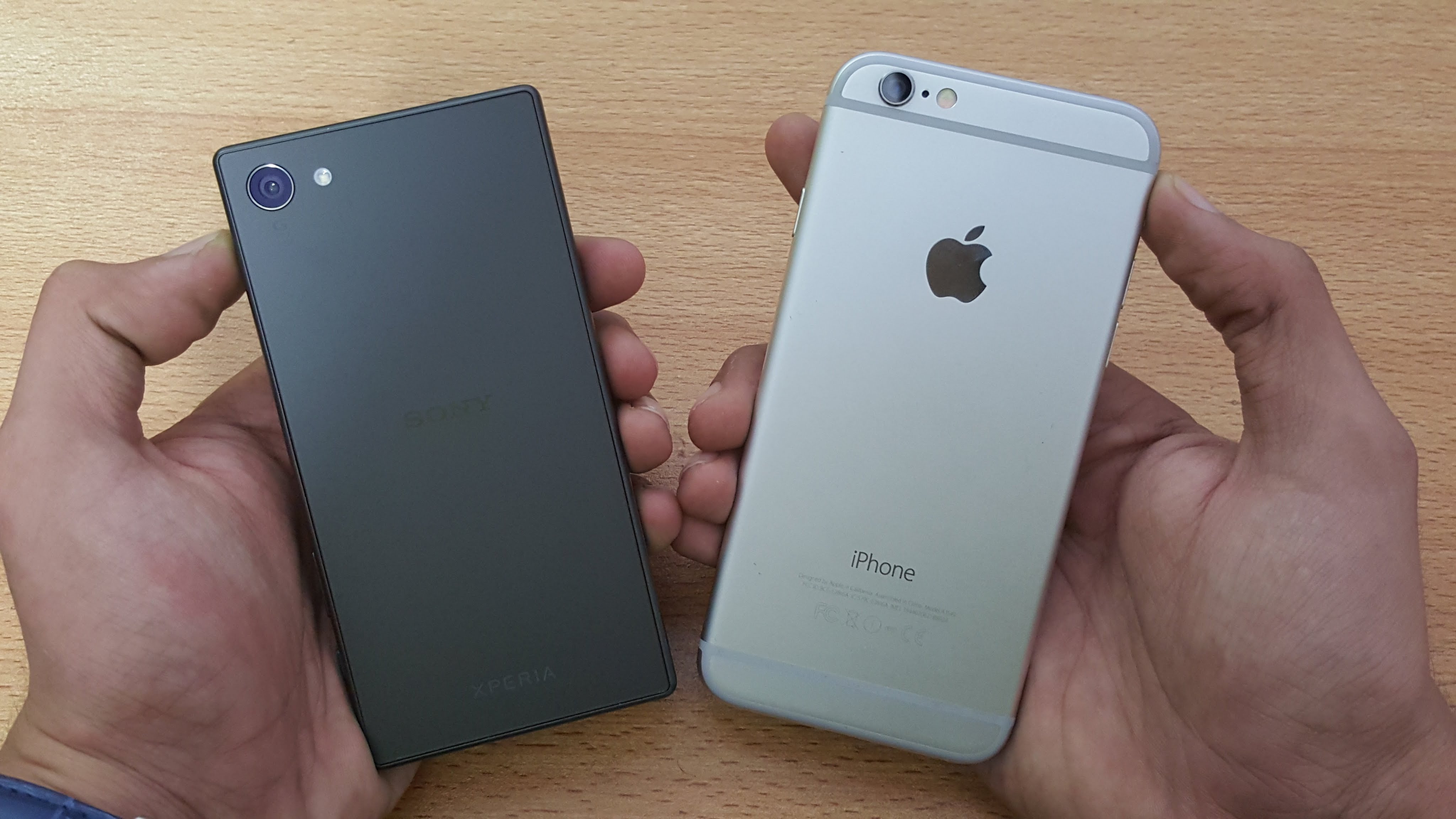 Sony Xperia Z5 Compact vs iPhone 6S  – Speed & Camera Test (4K)