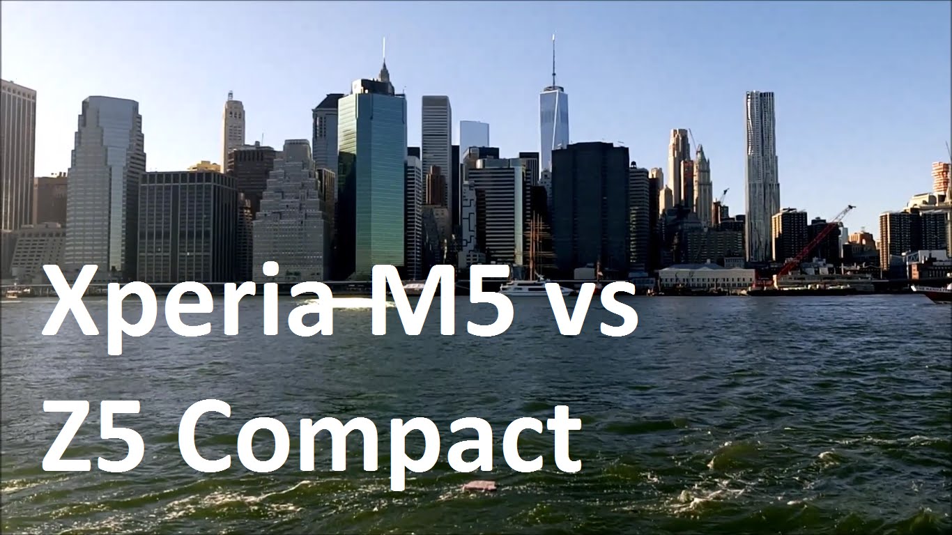 Sony Xperia Z5 Compact vs Xperia M5 Camera Comparison Video