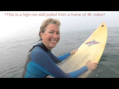 Surfing W/ Wearable Panasonic A500 Video Camera