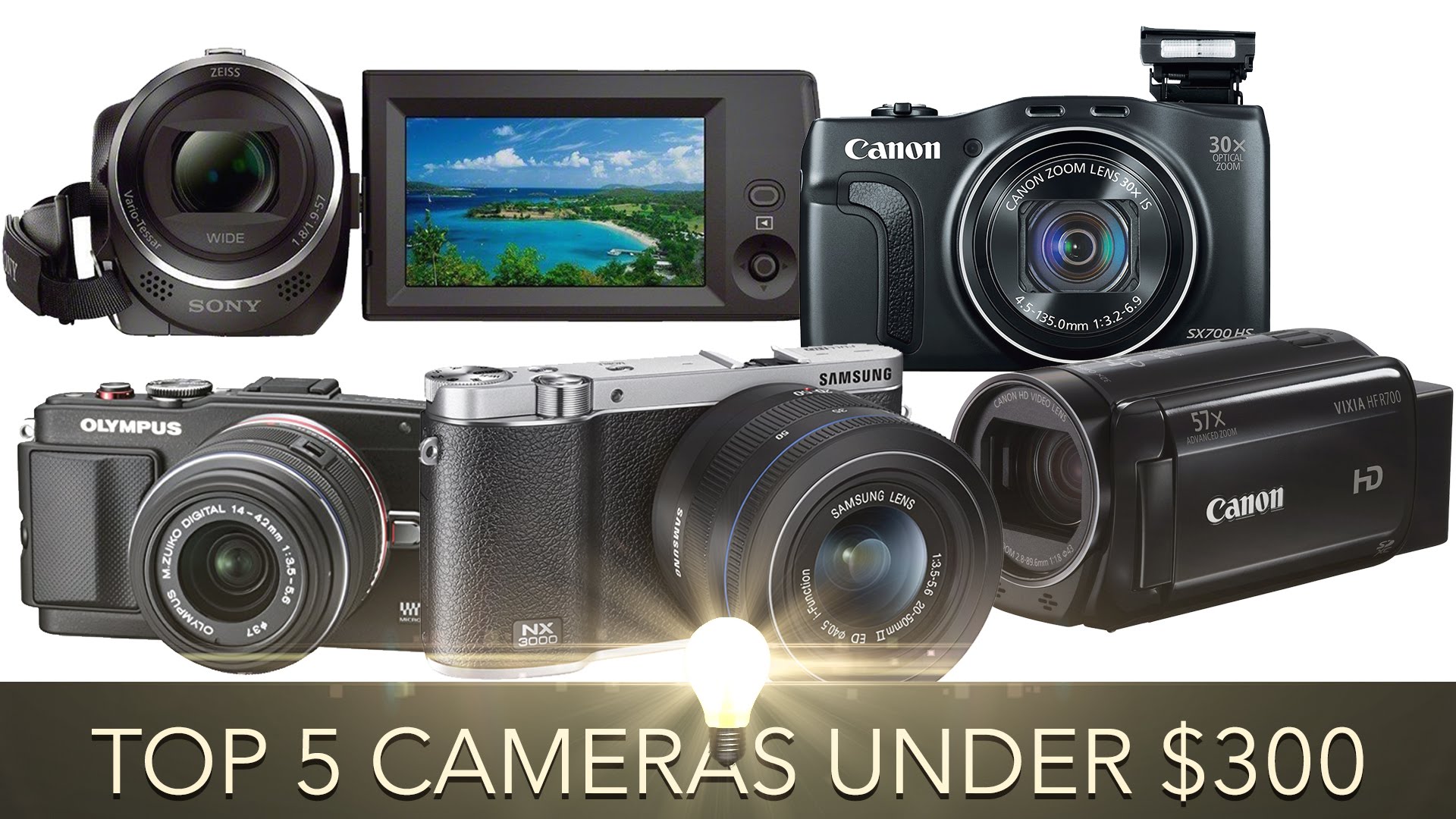 Top 5 Cameras For YouTube and Video Under $300 (2016)
