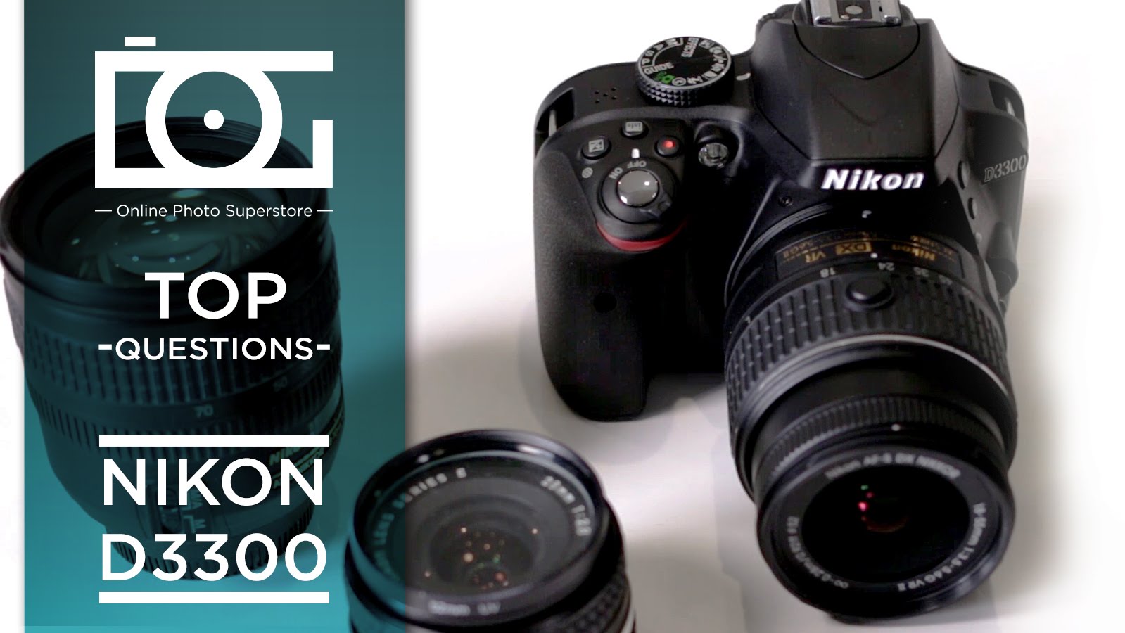 TUTORIAL | NIKON D3300 DSLR Camera | Most Asked Questions