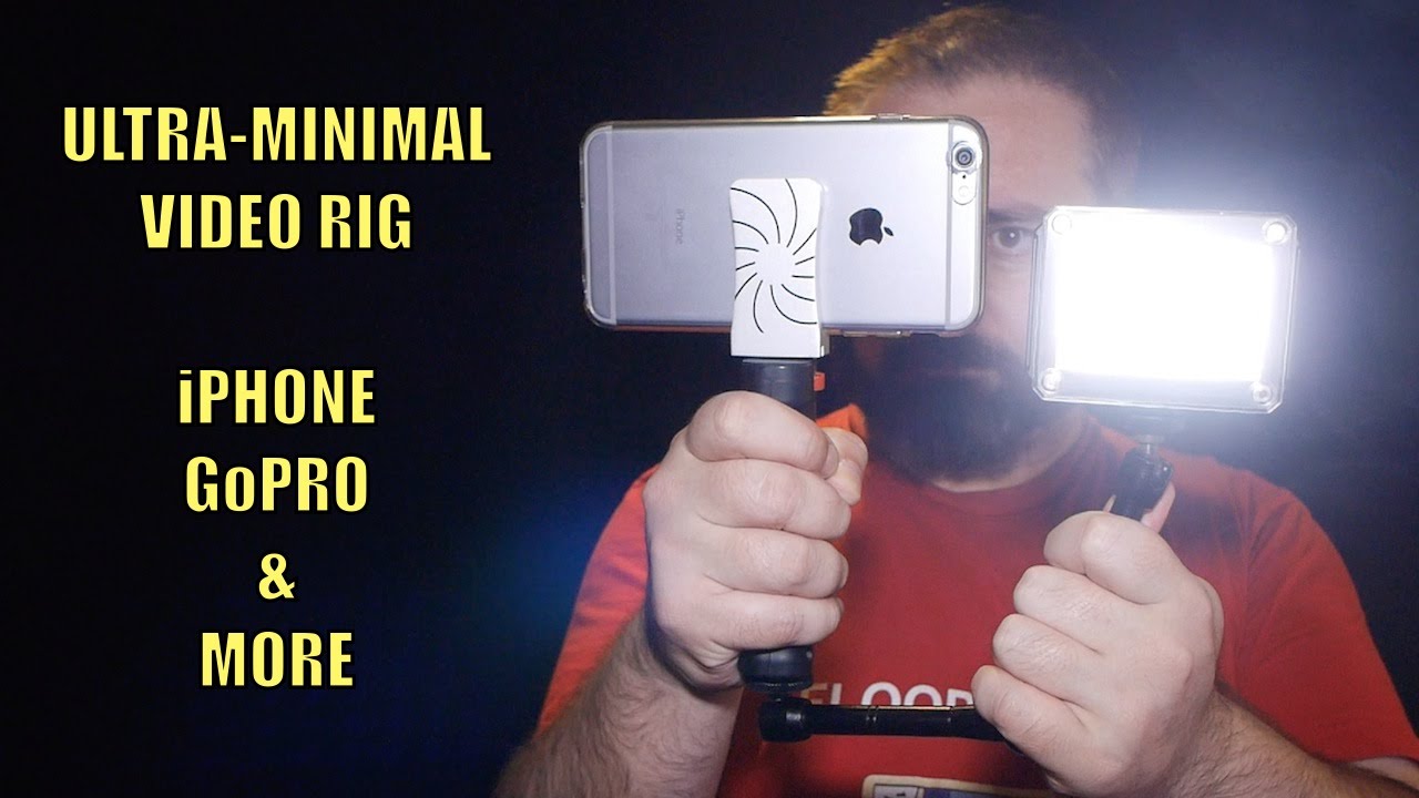 Ultra Minimal Camera Rig for iPhone, GoPro & Compact Cameras