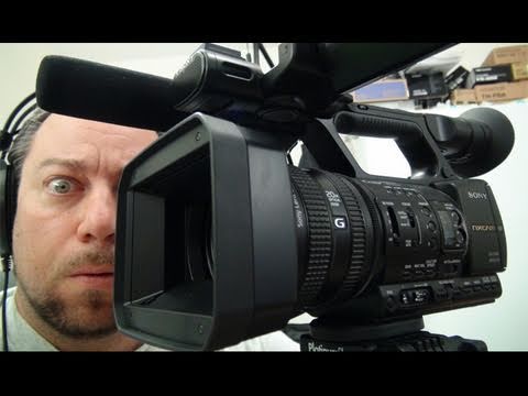 Unboxing a New Sony HXR-NX5U Digital HD Professional Video Camera