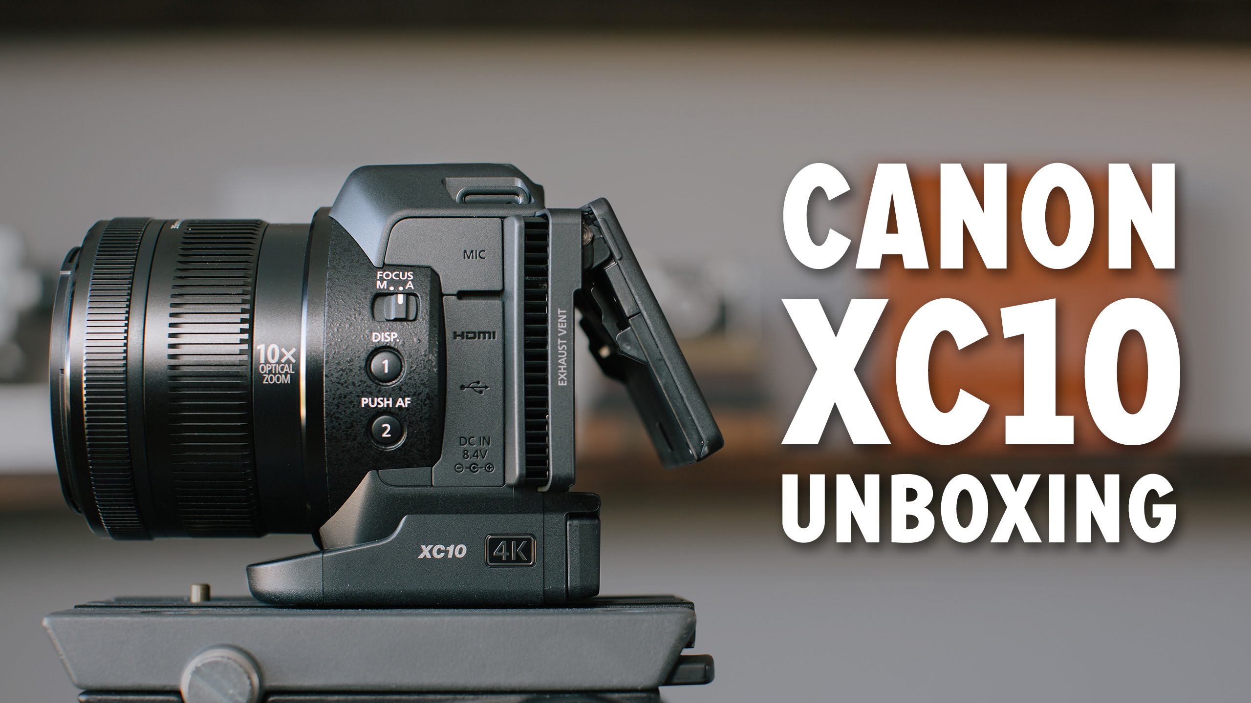 Unboxing Canon’s XC10 (4K Video Camera)