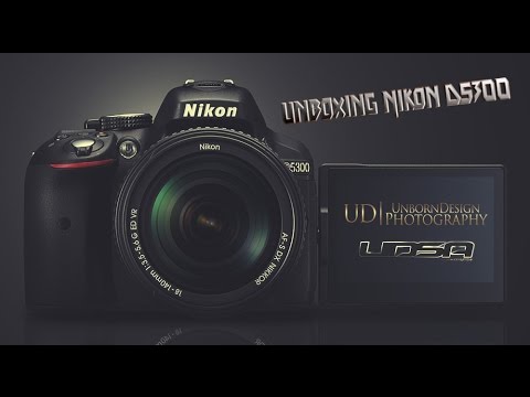 Unboxing: Nikon D5300 Camera 18-55mm VR lens