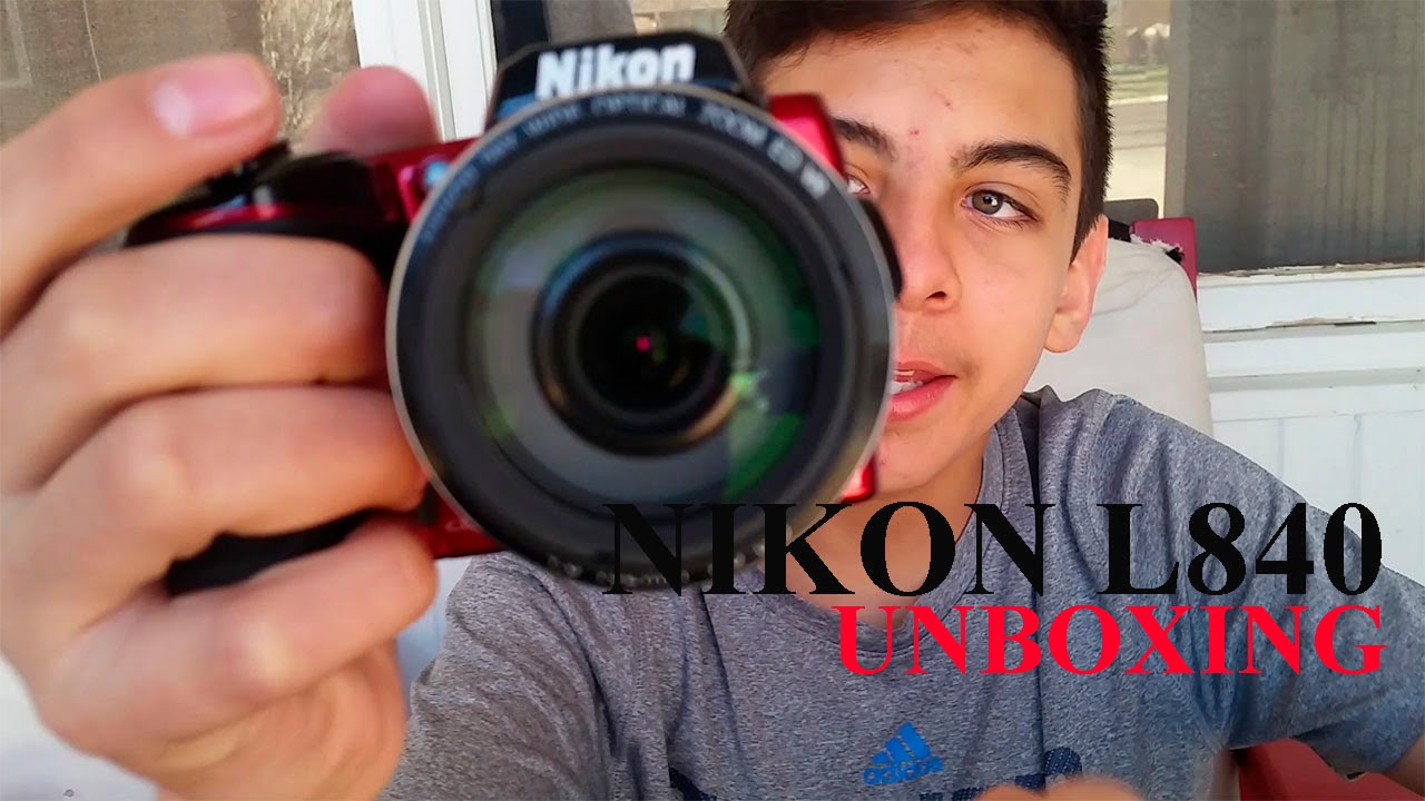 UNBOXING NIKON L840 CAMERA!!