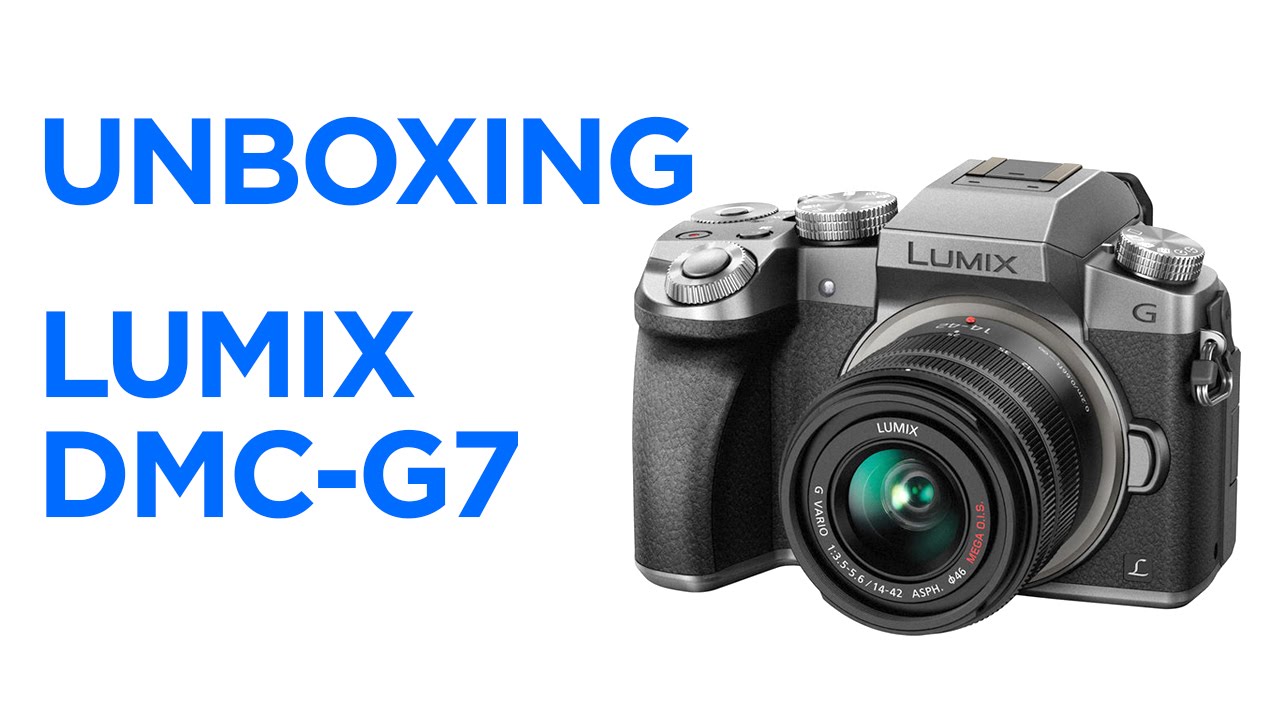 Unboxing Panasonic Lumix DMC-G7 Compact System Camera Silver