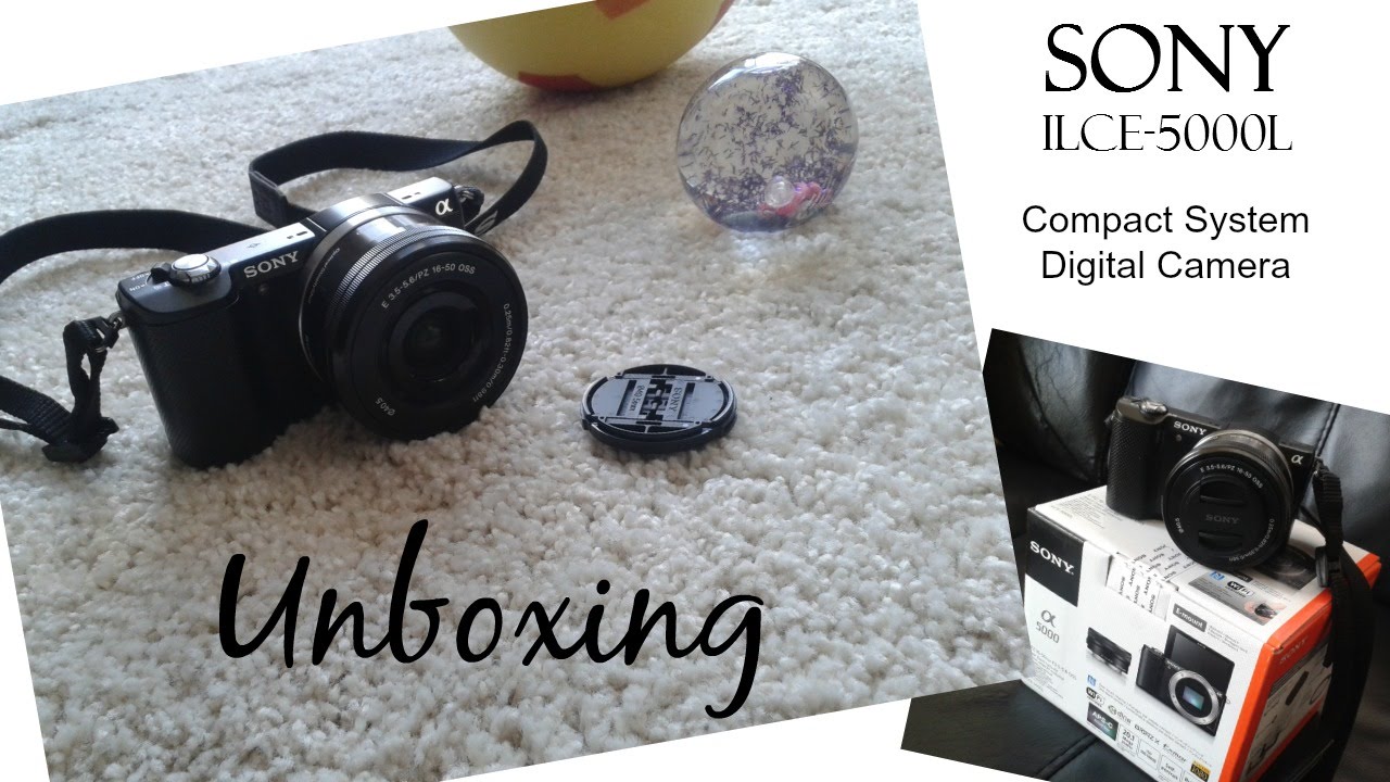 Unboxing – Sony ILCE-5000L Compact System Digital Camera