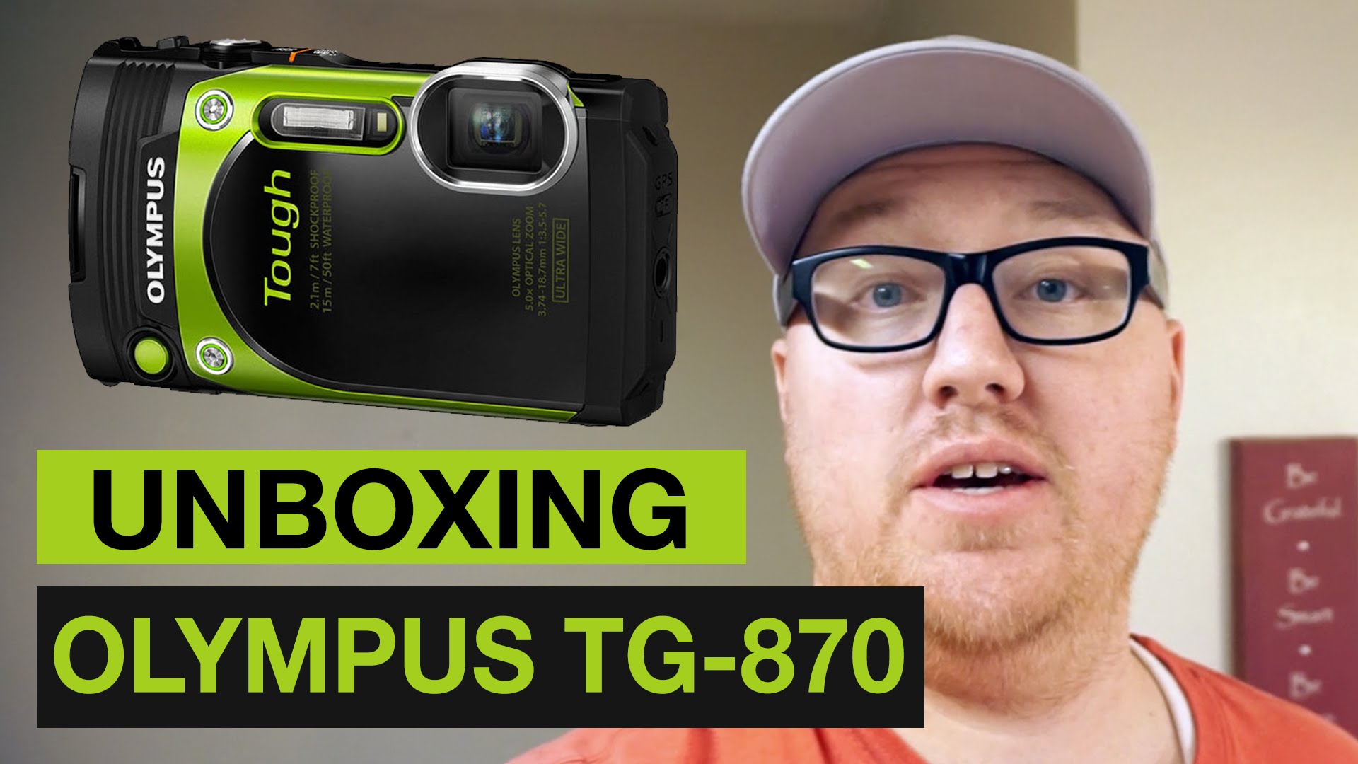Waterproof Camera Unboxing – Olympus TG-870