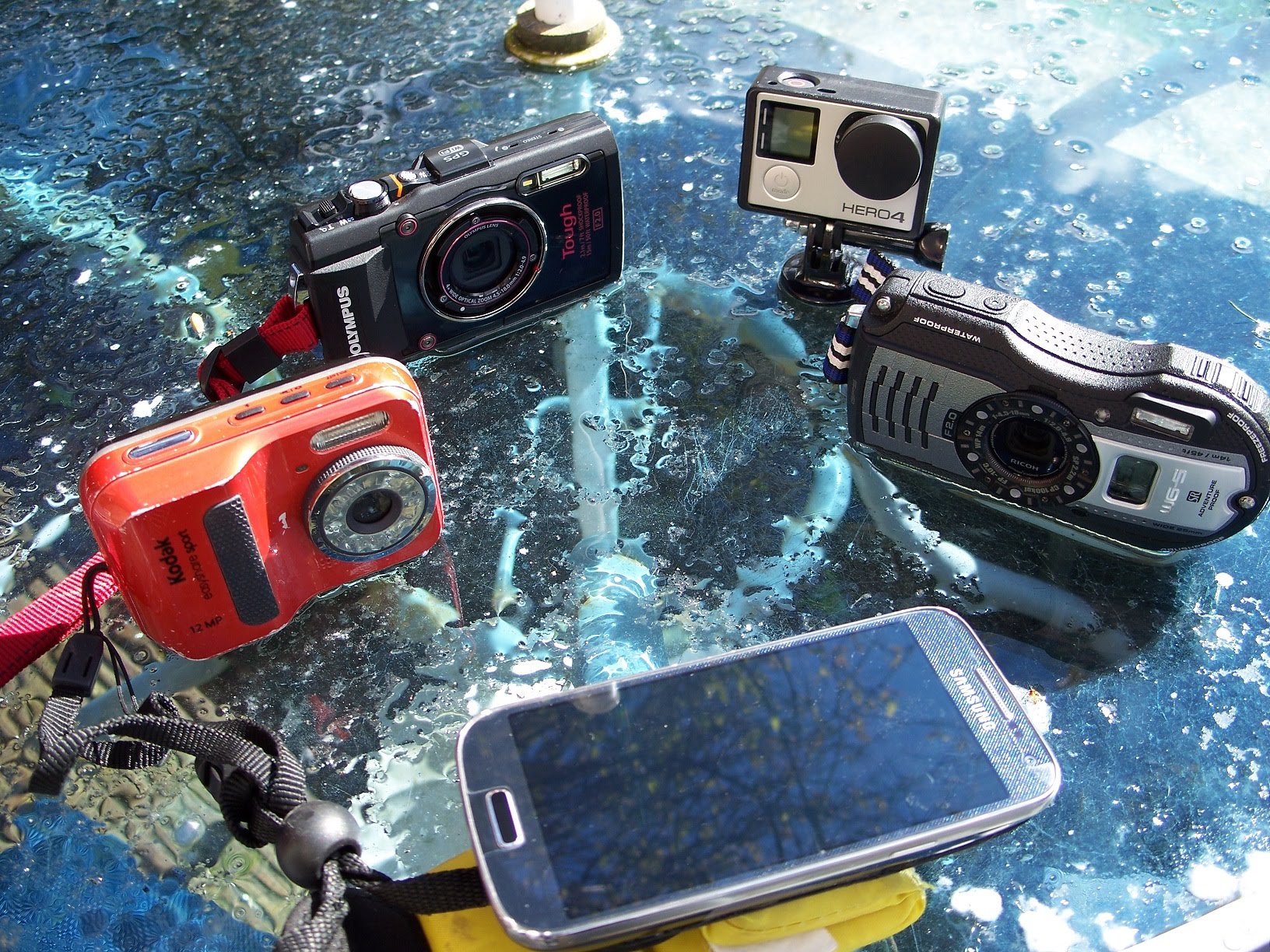 Whats the best waterproof camera?  Kodak, Olympus, Gopro or Ricoh?