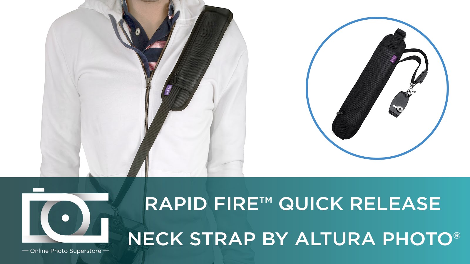 TUTORIAL | Camera Neck Strap – Sling Strap w/ Quick Release | Rapid Fire™ by Altura Photo®